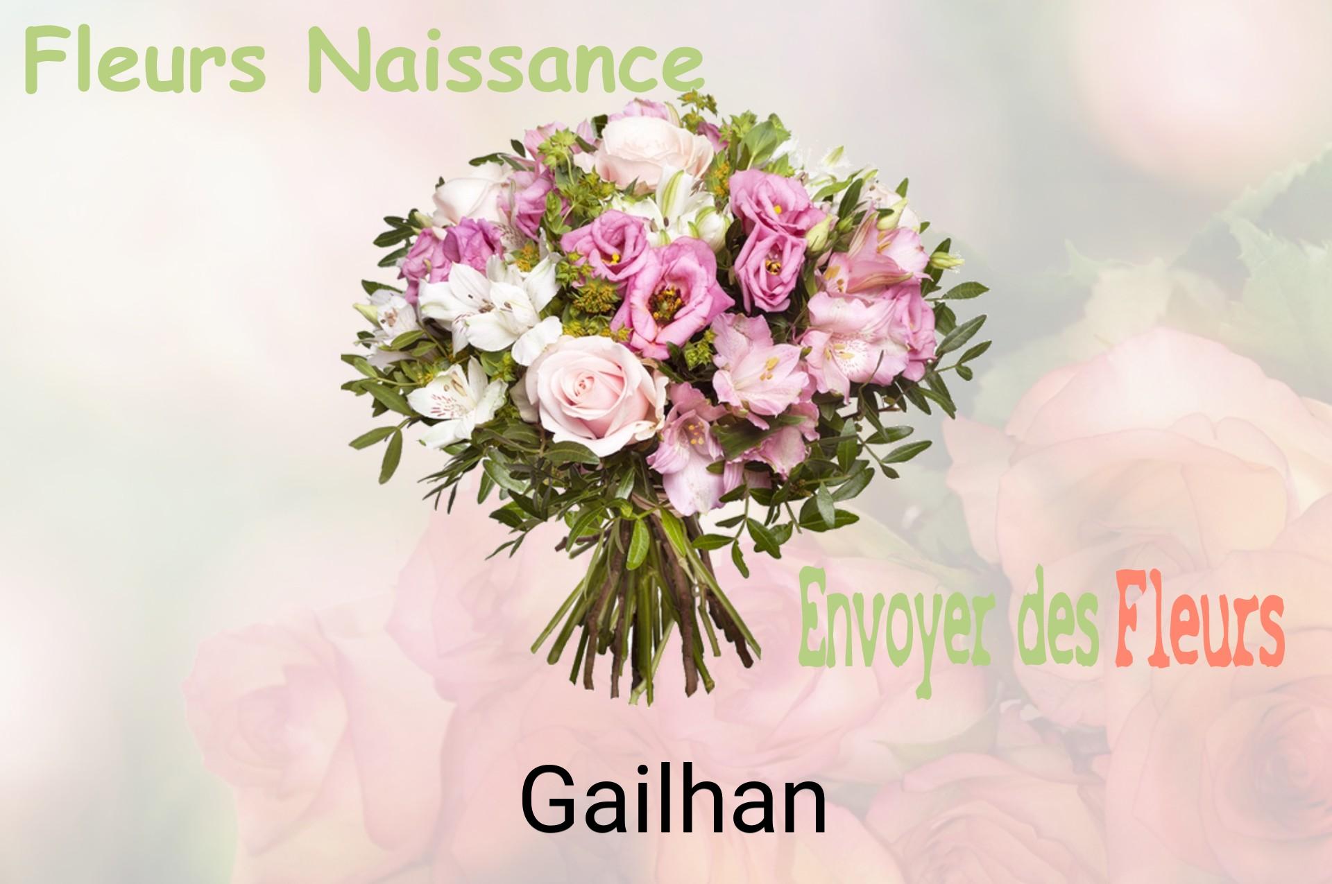 Bouquet de fleurs de naissance livré à Gailhan